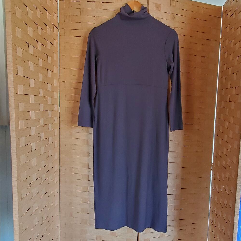 NEW Women with Control Dress Size XXSP Long Sleeve Grey Shift